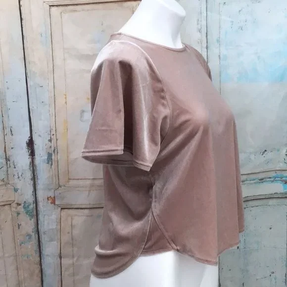 Madewell Crush Velvet Top XXS - Picture 2 of 11